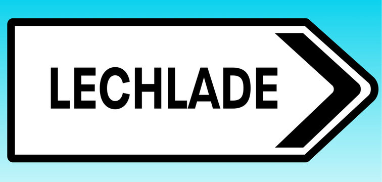Lechlade Road Sign