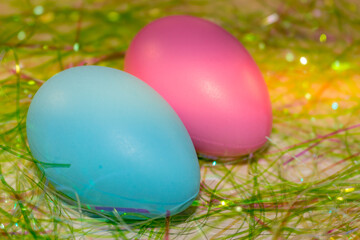 Colorful Easter eggs for Easter holiday