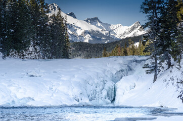 Winter in the mountains