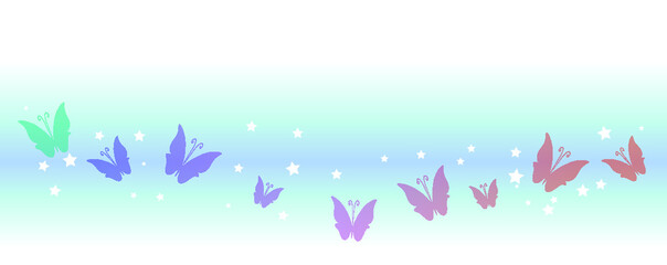 vector drawing butterfly line wind background design