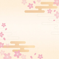 桜の花背景