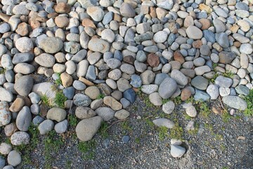 Rocks with moss and shadow