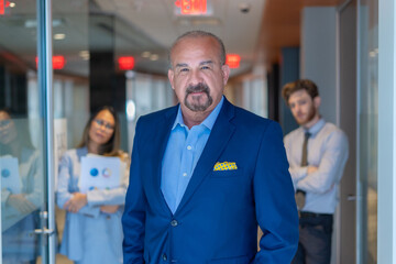 Obraz premium Office employees having a meeting