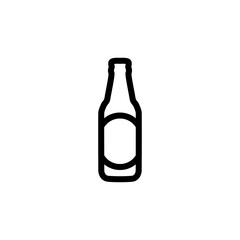 beer bottle icon vector design trendy