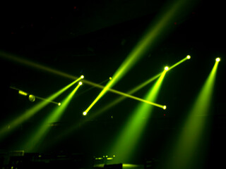 Blurred stage light concert background.