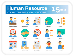 Human Resource icon set