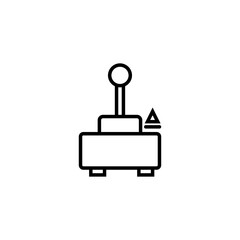 Joystick for video games sign. Computer icons illustrator