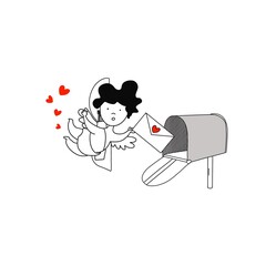 love letter in a mailbox