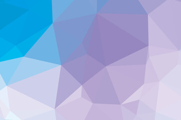 Fototapeta premium Colorful purple vivid polygonal triangular background pattern