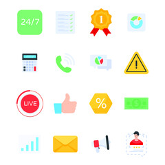 
Pack of Business Marketing Flat Vectors
