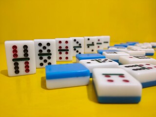 Cool dominoes that are neatly arranged