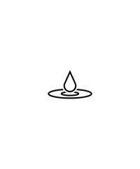 Fototapeta premium water drop icon,vector best line icon.