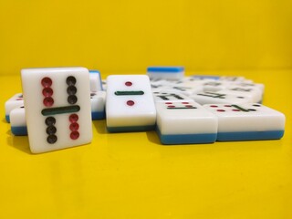 Cool dominoes that are neatly arranged