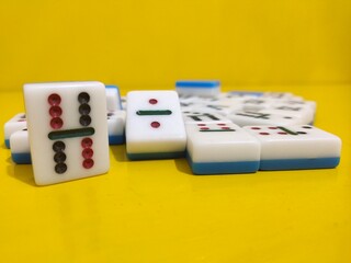 Cool dominoes that are neatly arranged