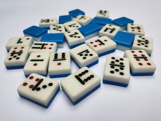 Cool dominoes that are neatly arranged