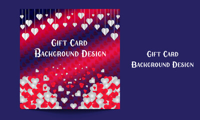 Gift Card Background Template Design