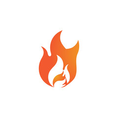 Fire flame vector illustration design template