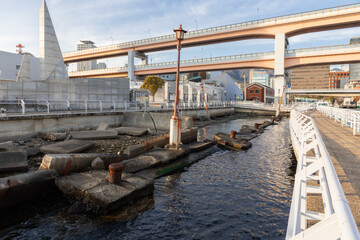 Naklejka premium 神戸港震災メモリアルパーク 2021年1月撮影