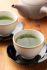 Fototapeta na wymiar 温かい緑茶