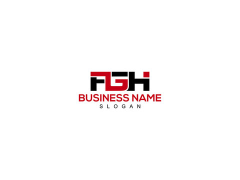 FGH Logo image design for all kind of use
