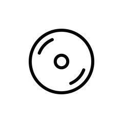 Cd Player Icon Design Vector Template Illustration