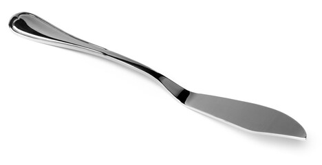 Dining knife for fish isolated on white background