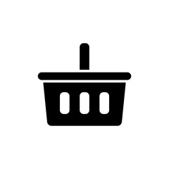 Shopping Basket Icon Design Vector Template Illustration