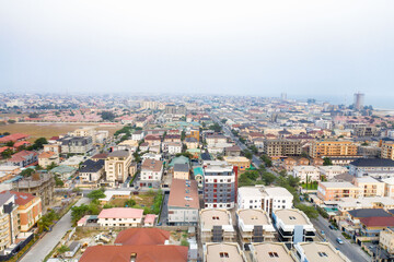 Fototapeta na wymiar Victoria island, Lagos