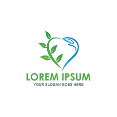 Fototapeta premium nature care vector , natural logo