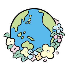 環境_地球_花