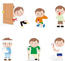 子供の身近な怪我色々パターン