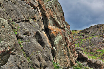 Rocks in Torres del Paine National Park, Patagonia, Chile
