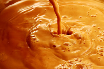 Milk tea is combination of black tea and condense milk