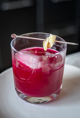 red cocktail