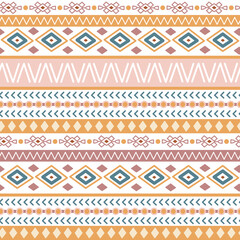 Aztec seamless striped pattern