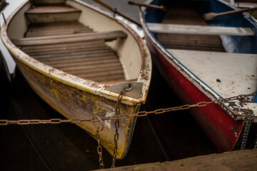 old boat on the dock