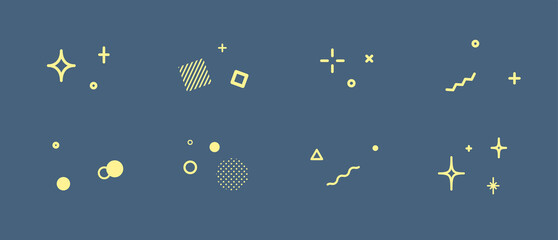 落書き 手描き風イラストのセット アイコン かわいい 吹き出し ハート 星 飾り 素材 Wall Mural Yugoro 落書き 手描き風イラストのセット アイコン かわいい 吹き出し ハート 星 飾り 素材 Wall Mural Yugoro
