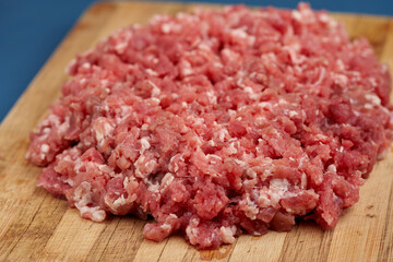 Minced pork meat