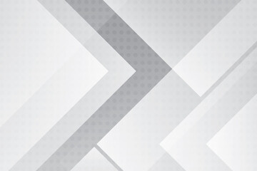 Abstract geometric white and gray color background. Vector illustration.	