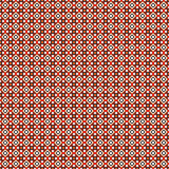 Abstract Cross Pattern generative computational art illustration