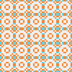 Abstract Cross Pattern generative computational art illustration