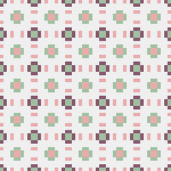 Abstract Cross Pattern generative computational art illustration