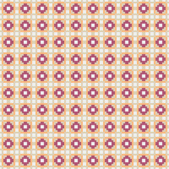 Abstract Cross Pattern generative computational art illustration