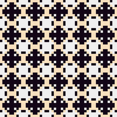 Abstract Cross Pattern generative computational art illustration