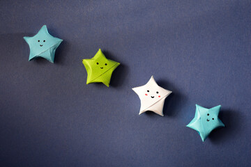 Origami cute stars