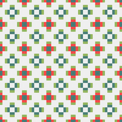 Abstract Cross Pattern generative computational art illustration