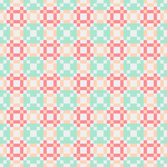 Abstract Cross Pattern generative computational art illustration