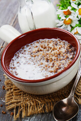 Buckwheat porridge with milk