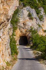 Road in Piva Canyon - Montenegro