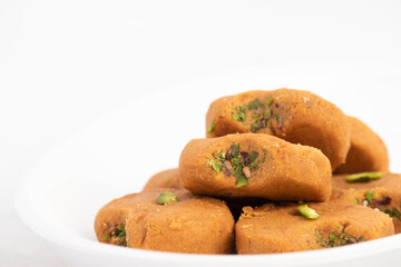 Indian Subcontinental Dessert Mathura Peda Or Pera Originating From Holy Mathura, Sacred Birthplace...